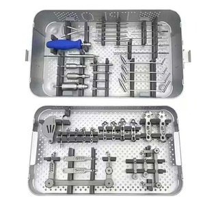 Kit de Cirugía TPLO con Juego de Placas, Instrumentos Ortopédicos Veterinarios para Cirugía de Fracturas Óseas en Perros, Reutilizables - Product Image 1