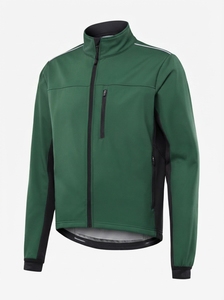 Veste de cyclisme d'hiver pour homme avec logo personnalisé, softshell, thermique, imperméable, coupe-vent, réfléchissante, manches longues - Product Image 5