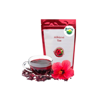 Thé de fleurs d'hibiscus séchées du Vietnam, qualité naturelle supérieure, vente en gros, ingrédient pour infusion à base de plantes, fabricant OEM ODM