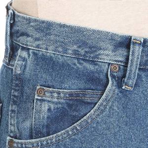 Jeans de mezclilla de algodón casuales para hombre, corte recto, venta al por mayor, lavados, premium, azul oscuro, jeans de mezclilla cruda para hombre - Product Image 6