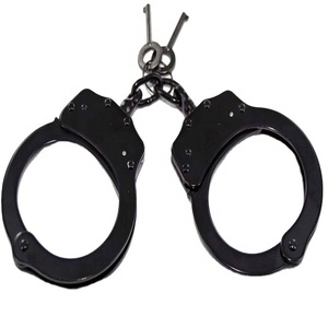 กุญแจมือเหล็กสแตนเลสแบบหนาพิเศษ  พร้อมระบบล็อคสองชั้น ปรับขนาดได้  พร้อมกุญแจ 2 ดอก  OEM กันสนิม - Product Image 1