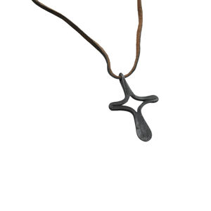 Collier Pendentif Viking Vintage en Métal Fer Oxidé, Style Nordique Odin Valknut pour Hommes - Meilleure Vente - Product Image 5