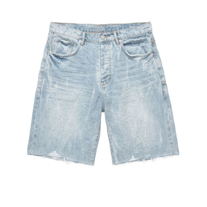 Shorts en jean vintage pour homme en coton biologique, respirants, anti-UV, séchage rapide, décontractés, style streetwear d'été - Product Image 1