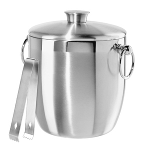 Seau à glace en fer de style moderne pour fêtes, avec baril intérieur et pelle – Seau à glace créatif en métal pour mariages et événements - Product Image 5
