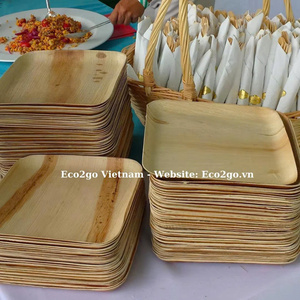 Catering and Wedding Party <b>Disposable</b> Palm Leaf <b>Plates</b> Crafted from Natural Areca Leaf Sustainable Tableware by Eco2go Vietnam - Product Image 6