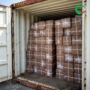 5Kg Low EC Eco-Friendly High Water Retention Cocopeat Block 80-85L Double Washed <b>Palletized</b> Packing 40HC Container Export India - Product Image 5