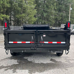 Mini remorque benne basculante - Remorque benne basculante pour camion 6x12/6x14/7x12/7x14/5'x10/5x7/5x8/6x10/7x16 Capacité 1400 kg - Product Image 6