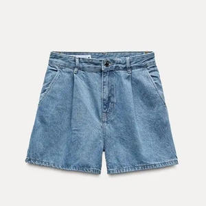 Shorts en jean pour femmes, prix de gros direct usine, collection été, style urbain tendance, quantité OEM, 2026 - Product Image 4