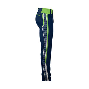 Meilleure Vente – Uniforme de Baseball Personnalisé avec Logo, Vente en Gros, Sublimé, Blanc Uni, Pantalon de Baseball Rayé Longueur Intégrale pour Hommes et Jeunes - Product Image 3