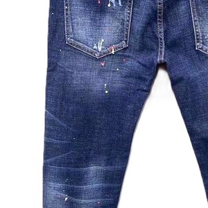 Pantalon Baggy Homme de Qualité Supérieure Entièrement Personnalisable Vente en Gros OEM Tendance Dernier Cri 100% Coton Jean Décontracté - Product Image 2