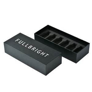 กล่องใส่ลิปกลอสสีดำเปล่ากล่องกระดาษน้ำหอมสำหรับแต่งหน้าทำจากกระดาษแข็งพิมพ์โลโก้ได้ตามต้องการ - Product Image 1