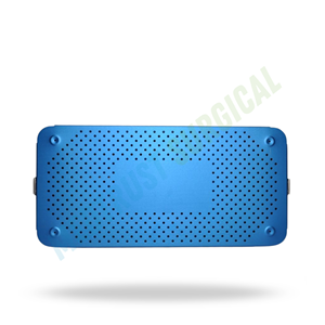 Contenedor de esterilización para sistema de tornillos pediculares espinales, caja de almacenamiento de instrumentos quirúrgicos de aluminio, estuche para autoclave de columna vertebral - Product Image 3