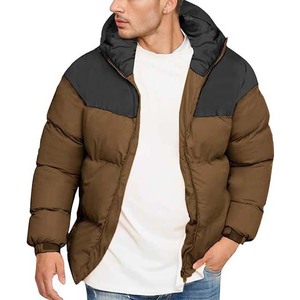 Ensemble d'entraînement hivernal en tissu durable : Veste zippée intégrale et pantalon confortable en polyester pour homme, avec personnalisation frontale. - Product Image 1