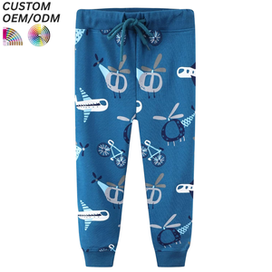 Pantalon large pour garçons, style coréen, décontracté et élégant, 100% coton tricoté, respirant, ODM - Product Image 1