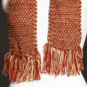 Écharpe tricotée unisexe anti-froid - Cache-cou d'hiver extra chaud - Écharpe épaisse en crochet doux avec logo personnalisé - Product Image 2