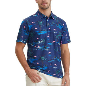 Polos casuales para hombre, personalizables, de tela de alto rendimiento, para golf, para uso minorista y de marca. - Product Image 2