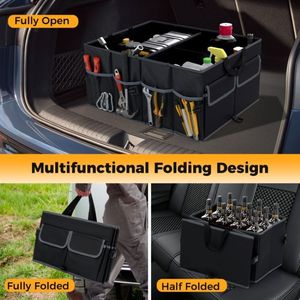 Organizador de Maletero de Coche Portátil con Bolsillos Laterales para Viajes - Product Image 2