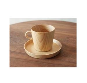 Handmade Wooden Mug Natural Solid Wood Coffee Cup Rustic Style Eco Friendly Drinkware for Home Cafe Use - Product Image 1