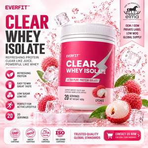 Fournisseur de poudre de protéines de lactosérum à la vanille en marque privée en Malaisie, fabrication OEM de shakes WPC sur mesure, croissance musculaire pour adultes, 20-29g - Product Image 1
