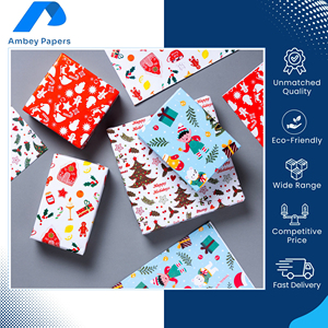 Últimas Existencias: Proveedor de Papel Reciclado Recubierto de Pulpa de Madera de 50-100 GSM con Acabado Liso para Envolturas de Regalo, Disponible en Varios Colores - Product Image 4