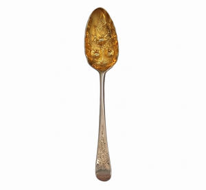 Premium <b>Gold</b> Plated Vintage Tea <b>Spoon</b> With Long Handle Mirror Polish Durable Metal Design Perfect for Tabletop And Kitchenware - Product Image 1