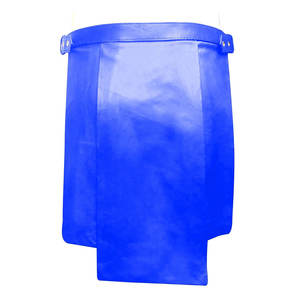 Kilts en cuir pour hommes, faits à la main, en cuir véritable, jupe utilitaire, style gothique, bleu - Product Image 3