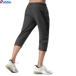Pantalones Capri Unisex para Hombre, Pantalones Cortos Deportivos Casuales con 3/4 Bolsillos con Cremallera, Transpirables, de Secado Rápido, Ecológicos, de Cintura Media, de Lona - Product Image 2