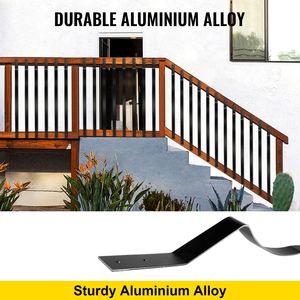 Kit da 61 Pezzi di Balaustre in Lega di Alluminio 82x2,5 cm con Perni Metallici e Viti per Ringhiere di Scale e Ripristino di Terrazze in Legno - Product Image 2