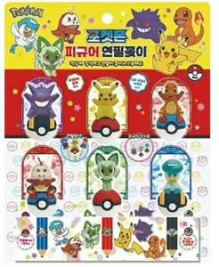 Juego de 6 Porta Lápices con Figuras de Pokemoned de Nicetoy, Organizador de Escritorio para Niños, Portalápices de Anime y Dibujos Animados para Oficina - Product Image 1