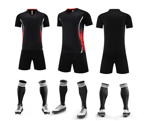 Custom Soccer Uniform Half Sleeve Quick Dry Football Jerseys Premium Quality <b>Men</b> Women Teamwear Wholesale Pakistan New Design - Product Image 6