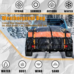 Heavy Duty Steel Hitch Cargo Rack 500 Lbs <b>Trailer</b> Luggage Carrier 60\" X 24\" X 14\" 500 Lbs Capacity <b>Folding</b> Cargo Carrier - Product Image 2