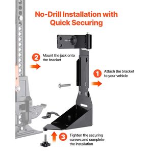 Kit di Supporto per Martinetti ad Alto Sollevamento, Compatibile con Portapacchi e Staffe per Veicoli Pesanti - Product Image 6