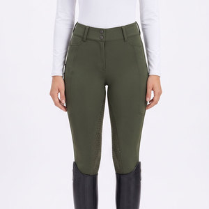 Pantalons d'équitation pour femmes, extensibles, avec grip en silicone aux genoux, pour la compétition, logo personnalisé, service OEM, pantalons d'équitation pour femmes - Product Image 2