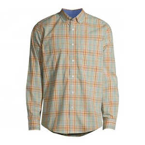 Men's Plaid Long Sleeve Casual <b>Shirt</b> Button Down <b>Collar</b> Full Sleeve Woven Fabric 100% Cotton Autumn Style - Product Image 6