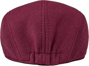 Gorra de Béisbol de 6 Paneles, Color Sólido, Ajustada, de Hilo de Algodón, para Uso Casual, para Adultos, Primavera/Verano, de Alta Calidad - Product Image 3