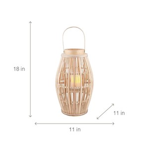 Handcrafted Bamboo Eco-Certified Decorative <b>Lantern</b> - Wholesale Natural Bamboo - Product Image 5