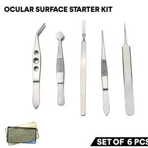 Kit de Inicio para Cirugía Ocular de 6 Piezas – Set de Instrumentos Oftálmicos de Acero Alemán para Procedimientos de Párpados |   Herramientas Quirúrgicas Reutilizables |   CE C - Product Image 2