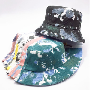 Custom High Quality 100% Cotton Animal Solid Button Outdoor Sun Hat Unisex Fishing Velour Bucket Daily Casual 3D Embroidery - Product Image 1