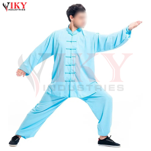 Premium Quality Factory Direct OEM/ODM Service Unisex Accent Wushu Clothing Set Professional <b>Frog</b> Button Kung Fu Uniform - Product Image 2
