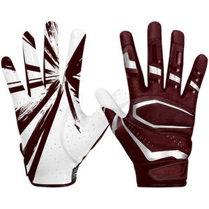 Breathable Non <b>Slip</b> Professional American Football Gloves Durable Grip Latex Custom Design Heavy Duty Comfortable Fit Waterproof - Product Image 3