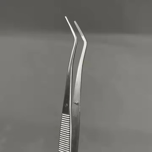 Pinces chirurgicales courbées en acier inoxydable pour usage dentaire et hospitalier, manuelles et réutilisables - Product Image 6