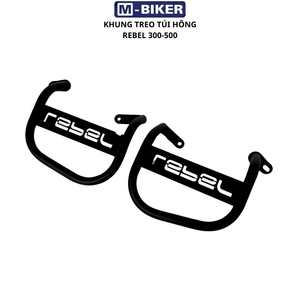 Soporte para Alforjas de Motocicleta Rebel 300/500/1100, Impermeable, de Cuero y Aluminio, Almacenamiento de Equipaje, 2000 kg, PK.HO.RB.0022 - Product Image 1