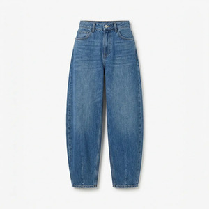 Wholesale Womens Barrel Leg Denim <b>Jeans</b> Womens Contrast Stitch Denim <b>Jeans</b> Womens <b>Jeans</b> For Boutiques - Product Image 6