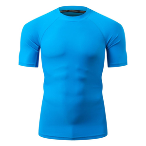T-shirt de sport à manches courtes pour homme, anti-UV, séchage rapide, fournisseur de haute qualité - Product Image 3