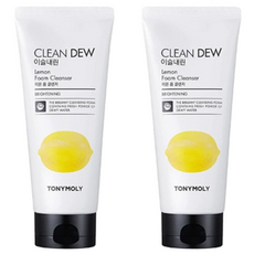 Tony Moly Set di 2 Pezzi di Detergente Schiumogeno al Limone Effetto Dewy da 180ml a Prezzo Scontato - Product Image 1