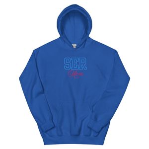 เสื้อฮู้ดปักลายสำหรับทุกเพศ รุ่น Royal Pullover ผ้าฟลีซนุ่ม สวมใส่สบายๆ ในชีวิตประจำวัน สไตล์ลำลองแบบสปอร์ต - Product Image 1