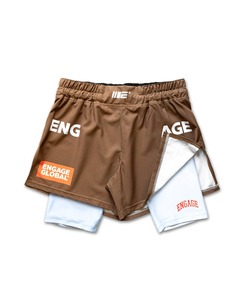 Pantalones Cortos de MMA Engage, Elásticos, de Secado Rápido, Transpirables, Ligeros, de Corte Amplio, para Entrenamiento Diario y Deportes - Product Image 1