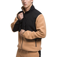 Chaqueta de Forro Polar para Hombre, Diseño Clásico, Cuello Alto con Cierre Completo, Alta Calidad, Impermeable, Transpirable, para Invierno y Actividades al Aire Libre, Servicio OEM