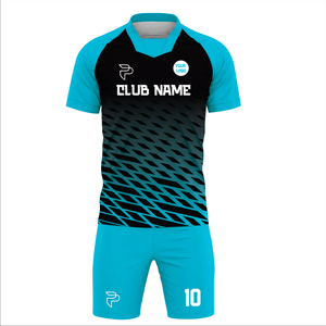 Youth Team Soccer Jersey School Football Uniform Set Group Order Breathable Sportswear Club Kit Low MOQ Supplier - Product Image 2