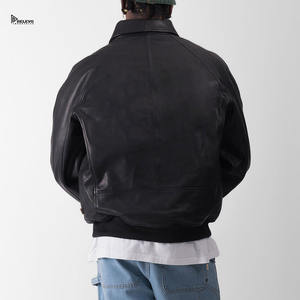 Chaqueta de Cuero Vintage para Hombre, Chaqueta de Motero Clásica con Cierre, Prenda Exterior Duradera y Elegante, Diseño Personalizado de Fabricante - Product Image 2